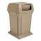 Rubbermaid Commercial Ranger Fire-Safe Container, Square, Structural Foam, 35 gal, Beige FG843088BEIG - alternate 4